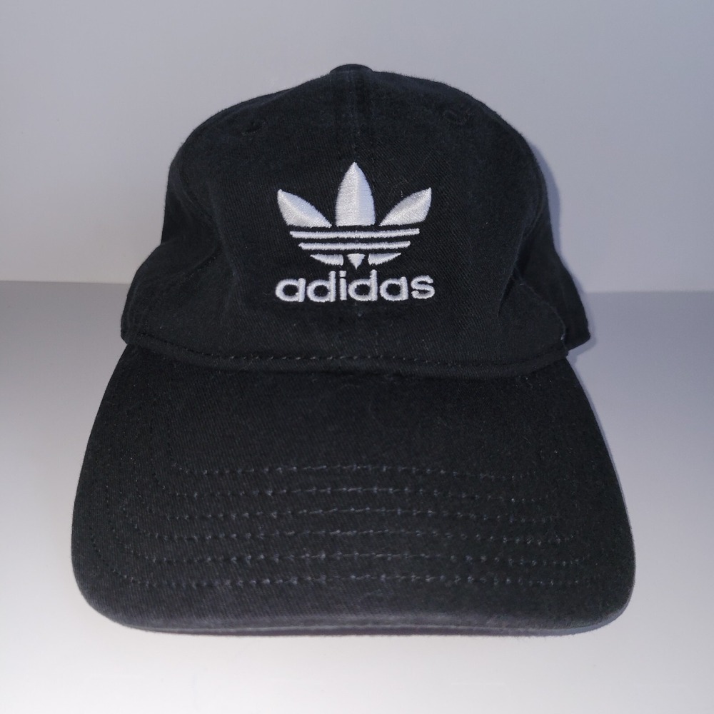 Adidas Originals Strapback Hat Cap OSFM Black White C153 Mens Baseball Cap